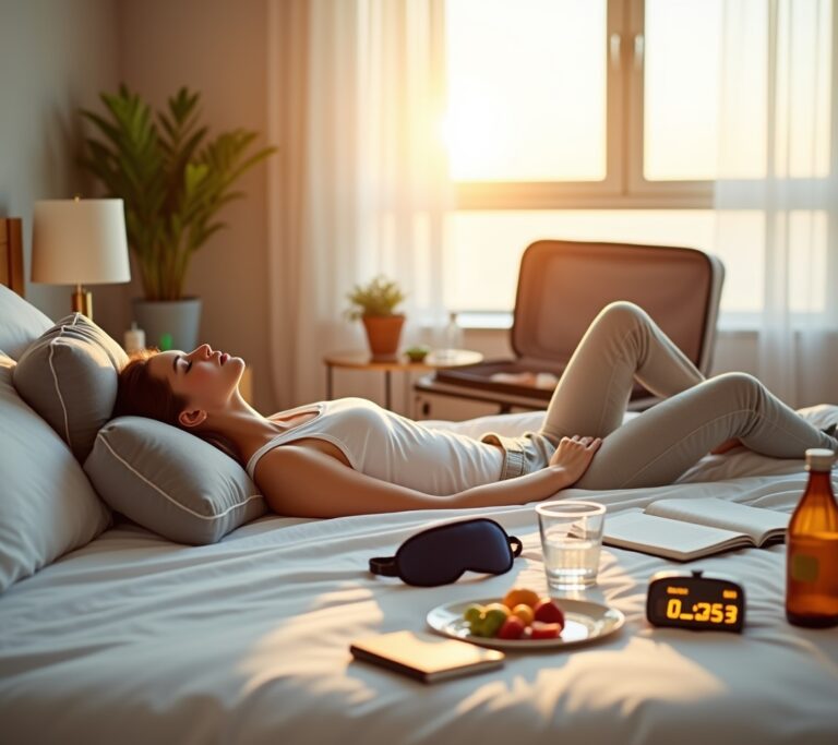 Traveler arriving at airport looking tired
